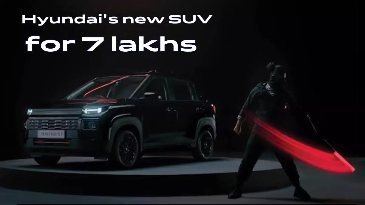 Hyundai's new SUV for 7 lakhs, a blast of style and features